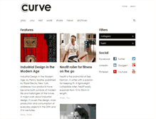Tablet Screenshot of curvelive.com